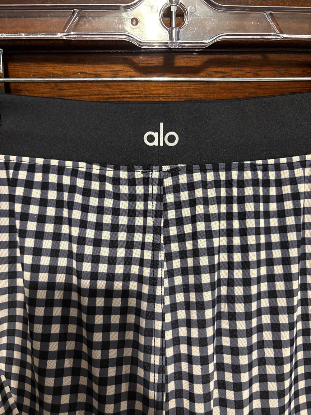 ALO Yoga Black & White Slit Skirt
